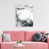 Tropisch Storm Ida in het Caribische Zee Canvas Afdruk (Insitu (Woonkamer))
