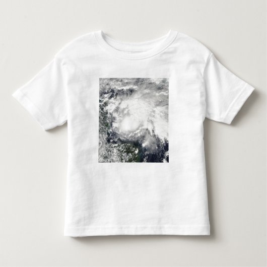 Tropisch Storm Ida in het Caribische Zee Kinder Shirts (Voorkant)