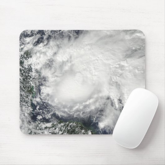 Tropisch Storm Ida in het Caribische Zee Muismat (Met muis)