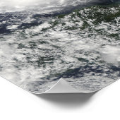 Tropisch Storm Ida in het Caribische Zee Poster (Hoek)