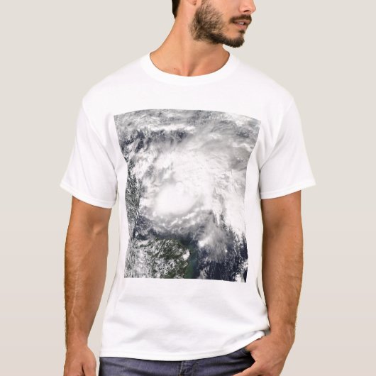 Tropisch Storm Ida in het Caribische Zee T-shirt (Voorkant)