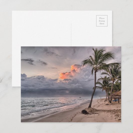 Tropisch Storm Inkomend Briefkaart (Voorkant / Achterkant)