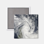 Tropisch Storm Jade dat aan land komt over Madagas Magneet (Voorkant / Achterkant)