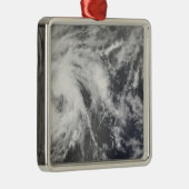 Tropisch Storm Josephine Metalen Ornament (Rechts)