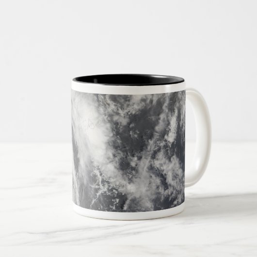 Tropisch Storm Josephine Tweekleurige Koffiemok (Voorkant rechts)