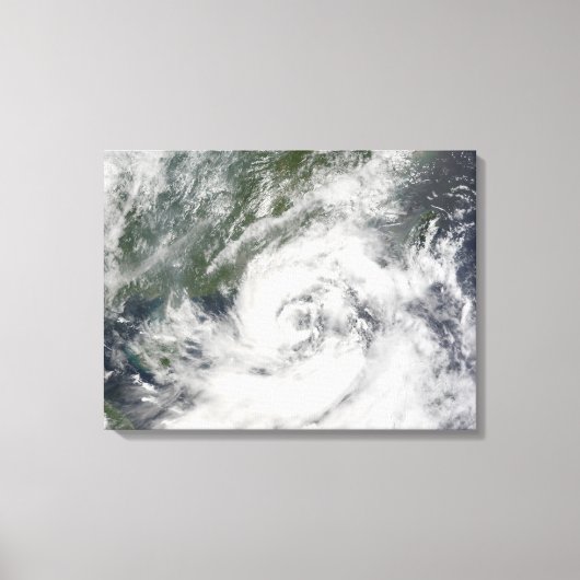 Tropisch Storm Kammuri Canvas Afdruk (Voorkant)