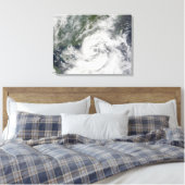 Tropisch Storm Kammuri Canvas Afdruk (Insitu (Slaapkamer))