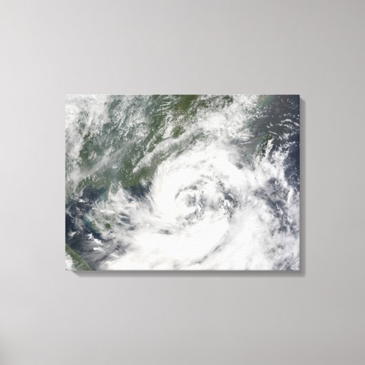 Tropisch Storm Kammuri Canvas Afdruk (Voorkant)