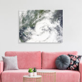 Tropisch Storm Kammuri Canvas Afdruk (Insitu (Woonkamer))