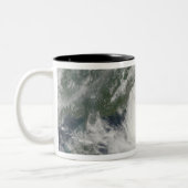 Tropisch Storm Kammuri Tweekleurige Koffiemok (Links)