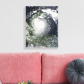 Tropisch Storm Karl over het schiereiland Yucatan Canvas Afdruk (Insitu (Woonkamer))