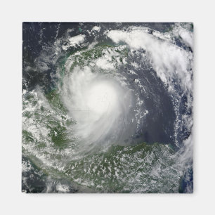 Tropisch Storm Karl over het schiereiland Yucatan Magneet