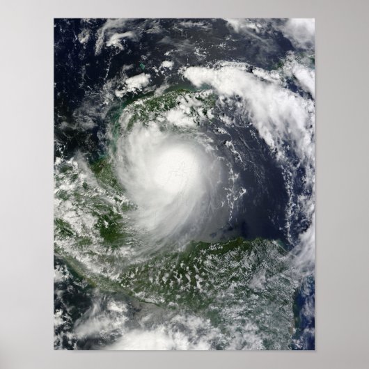 Tropisch Storm Karl over het schiereiland Yucatan Poster (Voorkant)