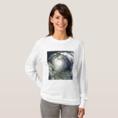 Tropisch Storm Karl over het schiereiland Yucatan T-shirt (Voorkant volledig)
