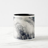 Tropisch Storm Karl Tweekleurige Koffiemok (Center)