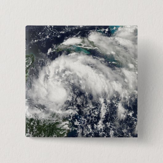 Tropisch Storm Karl Vierkante Button 5,1 Cm (Voorkant)