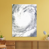 Tropisch Storm Ketsana Canvas Afdruk (Insitu (Woonkamer))