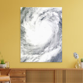 Tropisch Storm Ketsana Canvas Afdruk (Insitu (Woonkamer))