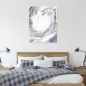 Tropisch Storm Ketsana Canvas Afdruk (Insitu (Slaapkamer))