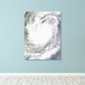 Tropisch Storm Ketsana Canvas Afdruk (Insitu (Houten vloer))