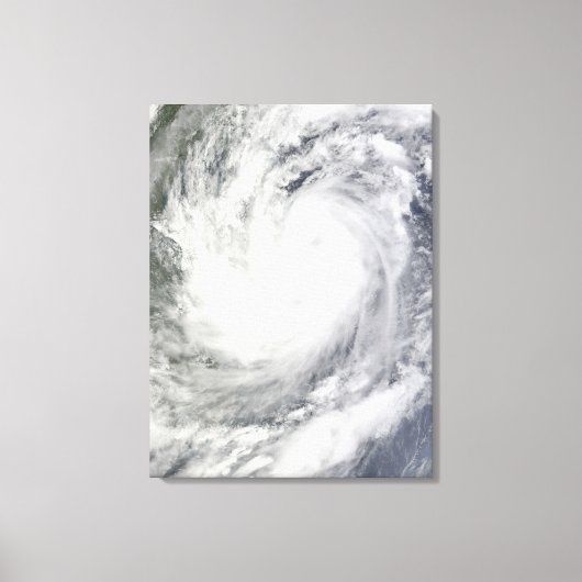 Tropisch Storm Ketsana Canvas Afdruk (Voorkant)