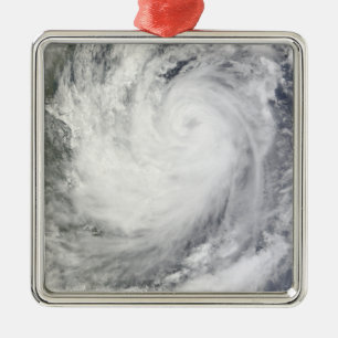 Tropisch Storm Ketsana Metalen Ornament