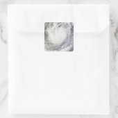 Tropisch Storm Ketsana Vierkante Sticker (Tas)