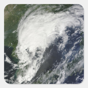 Tropisch Storm Kompasu Vierkante Sticker