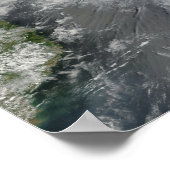 Tropisch Storm Koppu naburend landval Poster (Hoek)