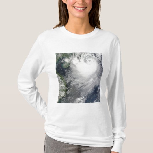 Tropisch Storm Koppu naburend landval T-shirt (Voorkant)