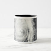 Tropisch Storm Krovanh Tweekleurige Koffiemok (Center)