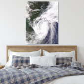 Tropisch Storm Mekkhala Canvas Afdruk (Insitu (Slaapkamer))
