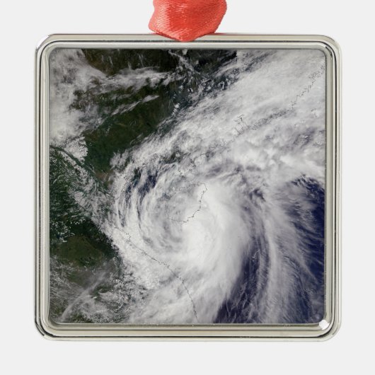 Tropisch Storm Mekkhala Metalen Ornament (Voorkant)