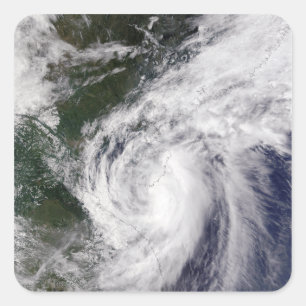 Tropisch Storm Mekkhala Vierkante Sticker