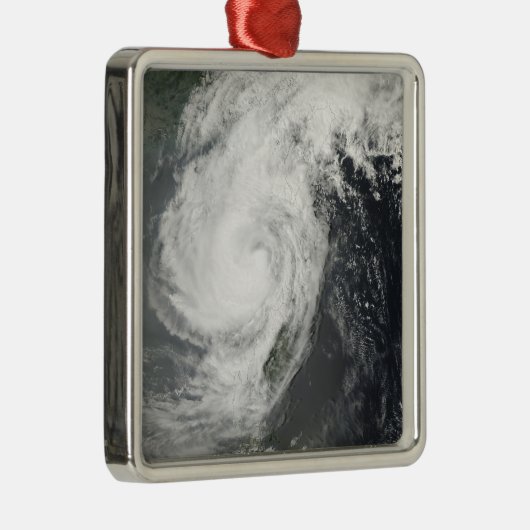 Tropisch Storm Metalen Ornament (Rechts)