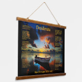 Tropisch Storm, mooie foto van de oceaan Hangend Wandkleed (Gebogen)