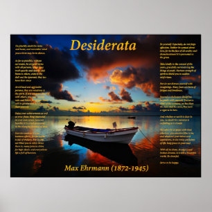 Tropisch Storm, mooie foto van de oceaan Poster