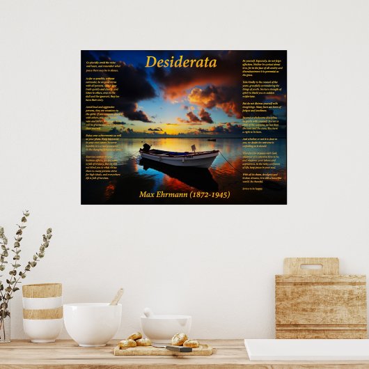 Tropisch Storm, mooie foto van de oceaan Poster (Keuken)