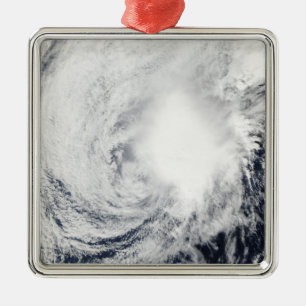 Tropisch Storm Nida ten zuidoosten van Kadena Metalen Ornament