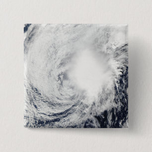 Tropisch Storm Nida ten zuidoosten van Kadena Vierkante Button 5,1 Cm