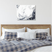 Tropisch Storm Nida zuidoosten Kadena Canvas Afdruk (Insitu (Slaapkamer))