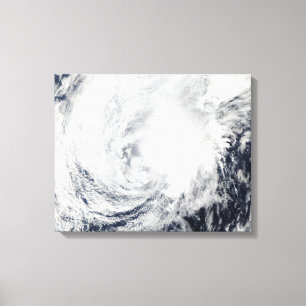 Tropisch Storm Nida zuidoosten Kadena Canvas Afdruk