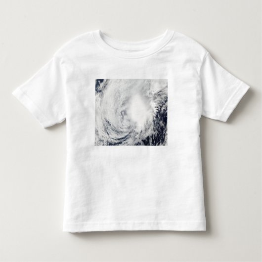 Tropisch Storm Nida zuidoosten Kadena Kinder Shirts (Voorkant)