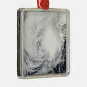 Tropisch Storm Nida zuidoosten Kadena Metalen Ornament (Rechts)