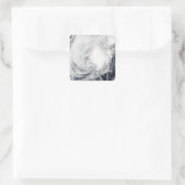 Tropisch Storm Nida zuidoosten Kadena Vierkante Sticker (Tas)