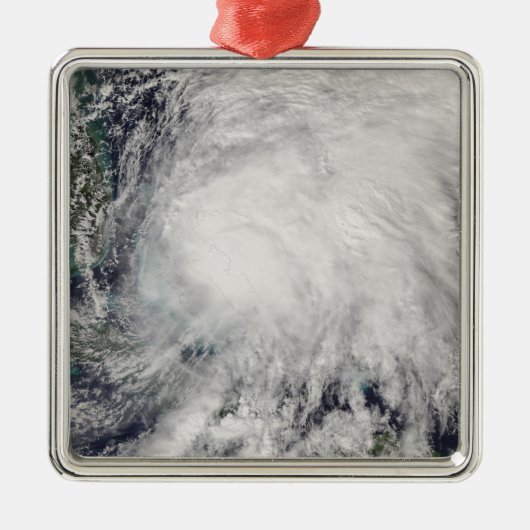 Tropisch Storm over de Bahama's Metalen Ornament (Voorkant)