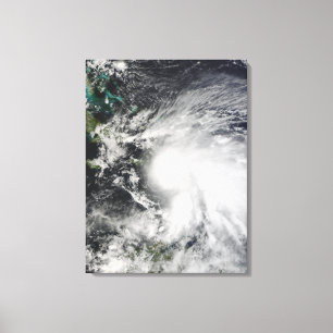 Tropisch Storm over Haïti Canvas Afdruk
