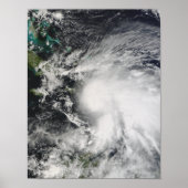 Tropisch Storm over Haïti Poster (Voorkant)
