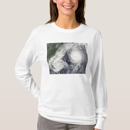 Tropisch Storm Parma en Super Typhoon Melor T-shirt (Voorkant)