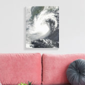 Tropisch Storm Parma nadert China en Vietnam Canvas Afdruk (Insitu (Woonkamer))